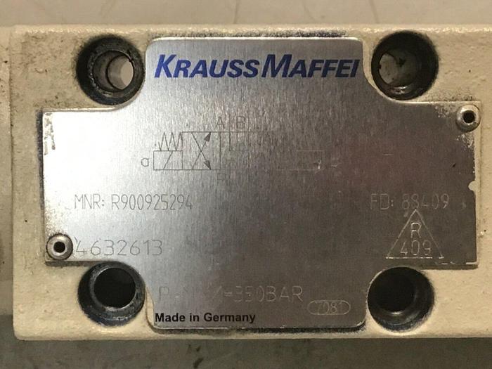 Used KRAUSS MAFFEI Valve R900925294 #137676