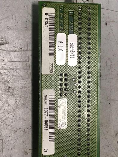 Used KEBA Circuit Board IF212/1 #133125