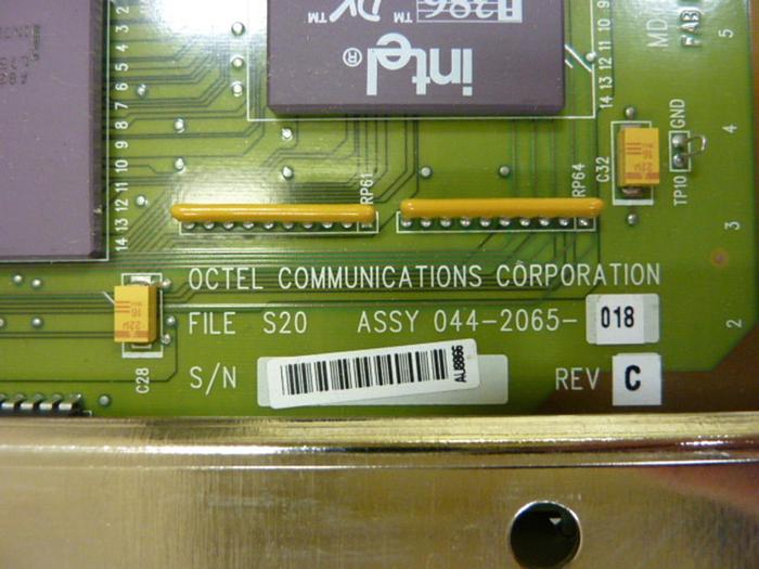 Used OCTEL Circuit Board 244-2065-018 #56330