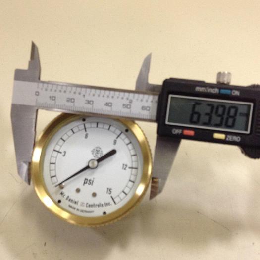 MCDANIEL CONTROLS Pressure Gauge UAL #83887