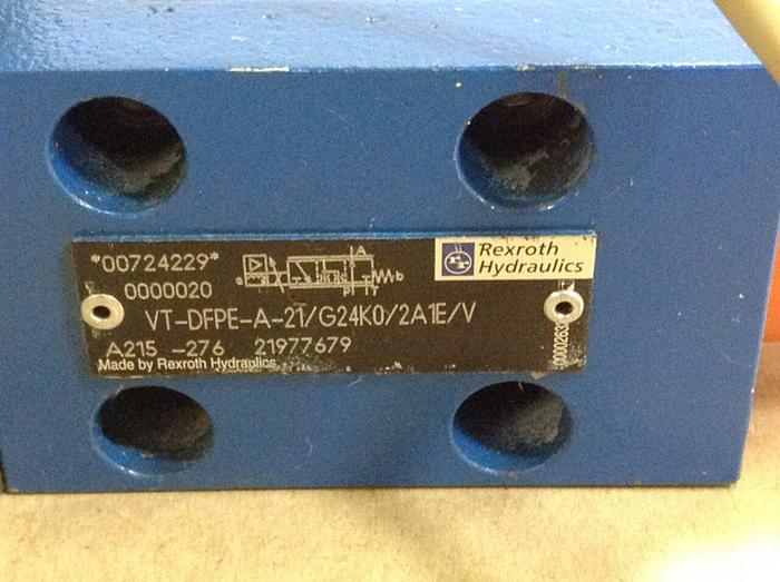Used REXROTH Proportional Servo Valve VTDFPEA21G24K02A1EV Used