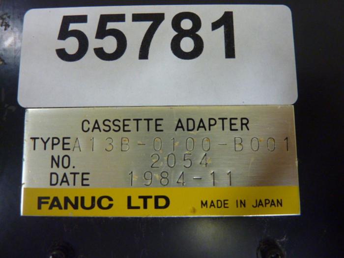 Used FANUC Cassette Adapter System A13B-0100-B001 #55781