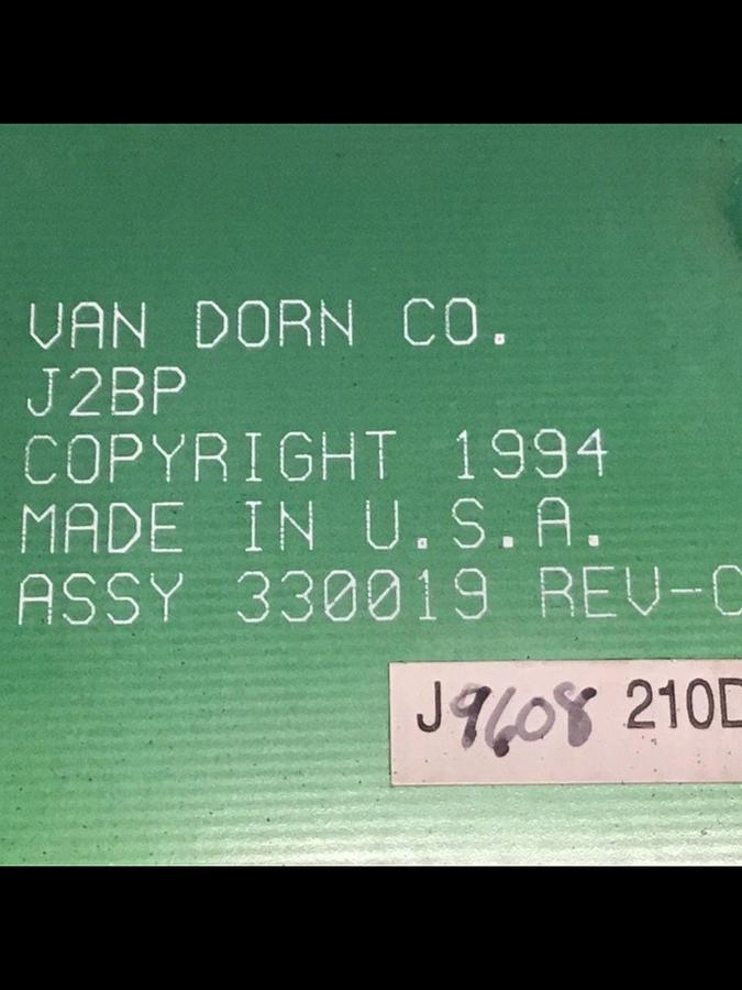 Used VAN DORN Circuit Board 330019 PC330-019 330-019 Used #145211