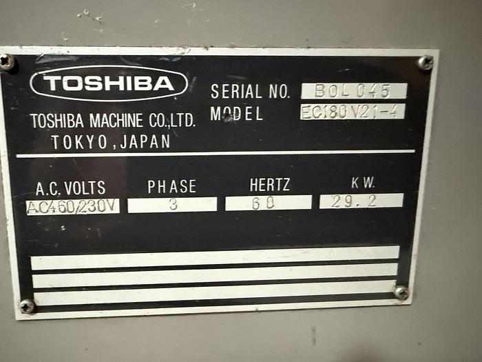 Used TOSHIBA EC180V21-4A 180 Ton Injection Molding Machine USED #140952
