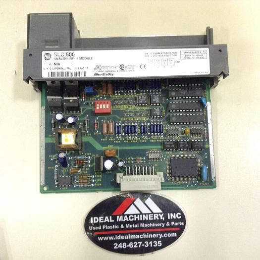 Used ALLEN BRADLEY Analog Input Module 1746-NI4 USED