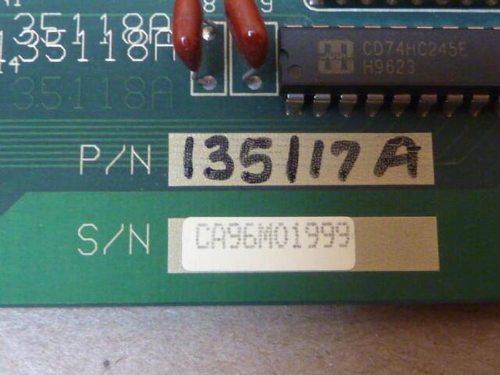Used NORDSON Circuit Board 135117A #31720