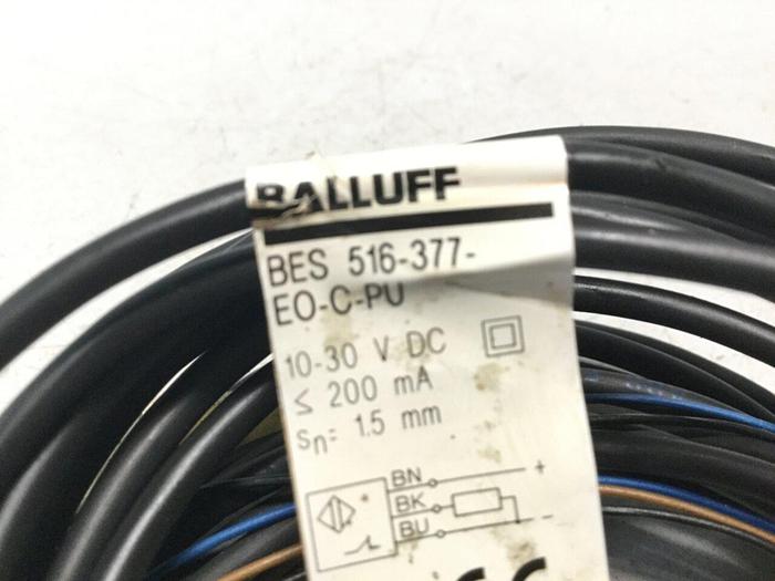 Used BALLUFF Inductive Sensor BES-516-377-E0-C-PU #103179