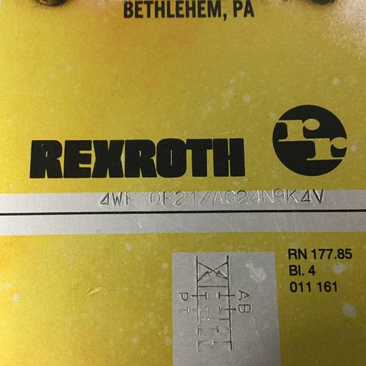 Used REXROTH Solenoid Valve 4WE10E21AG24N9K4V #90572