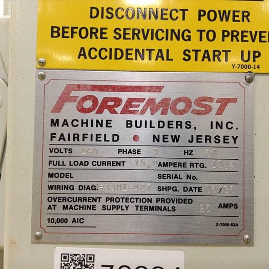 Used FOREMOST MACHINE Mini-Batch Weigh Blender MBWB-BM-400 Used