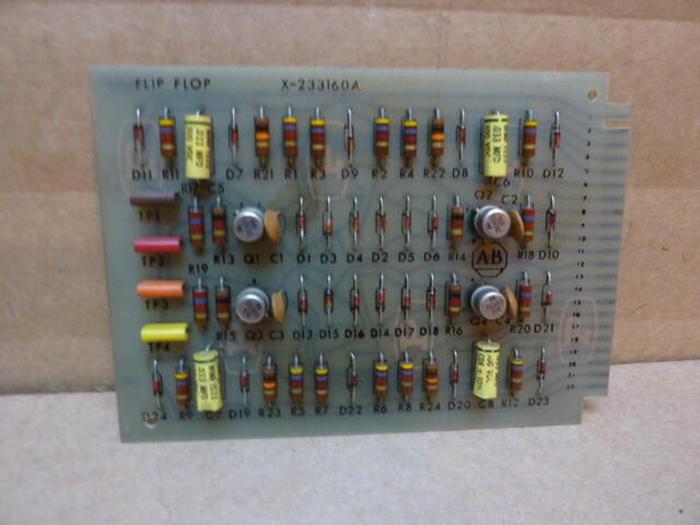 Used ALLEN BRADLEY Flip Flop PC Board X-233160A #27162