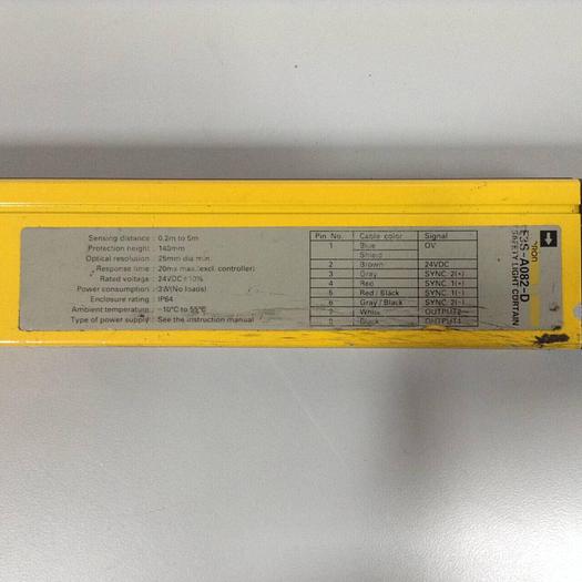 Used OMRON Safety Light Curtain F3S-A082-D #90217