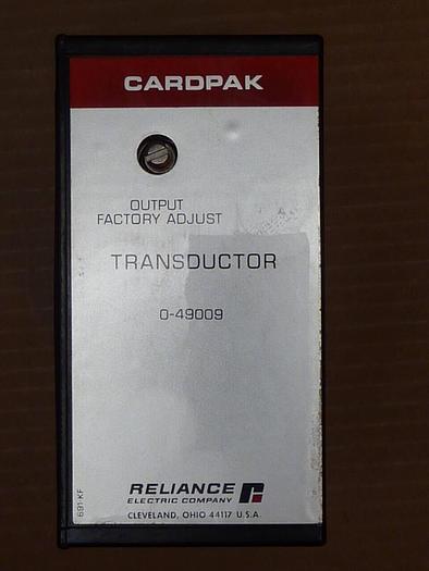 Used RELIANCE ELECTRIC Transductor 0-49009 #22297