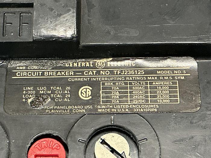 Used GENERAL ELECTRIC TFJ236125
