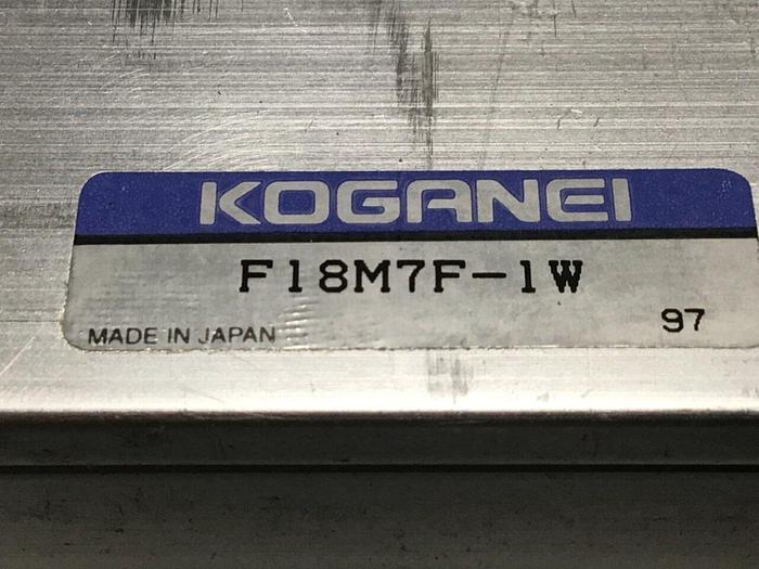 Used KOGANEI Valves and Manifold F18M7F-1W #114413