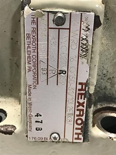 Used REXROTH Valve Z4WE6E6820/AG24N9K4 #137985