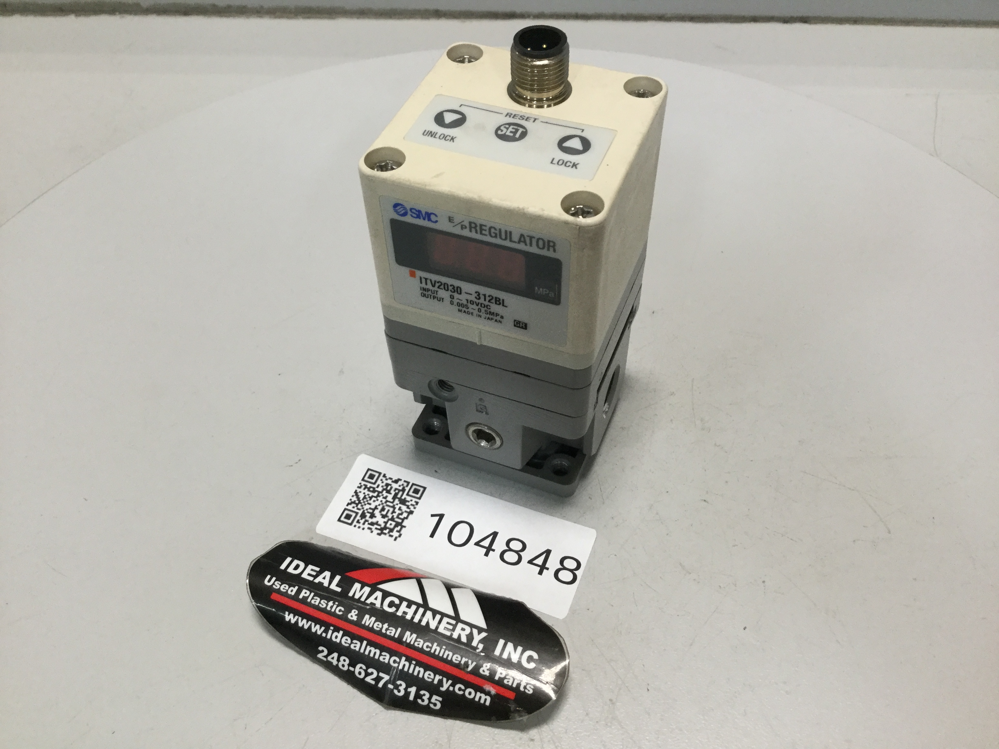Used SMC Regulator ITV2030-312BL Used