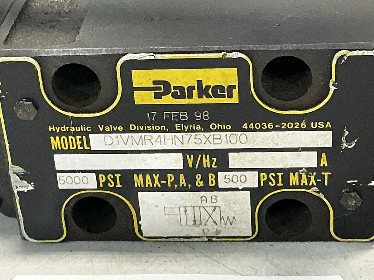 Used PARKER D1VMR4HN75XB100