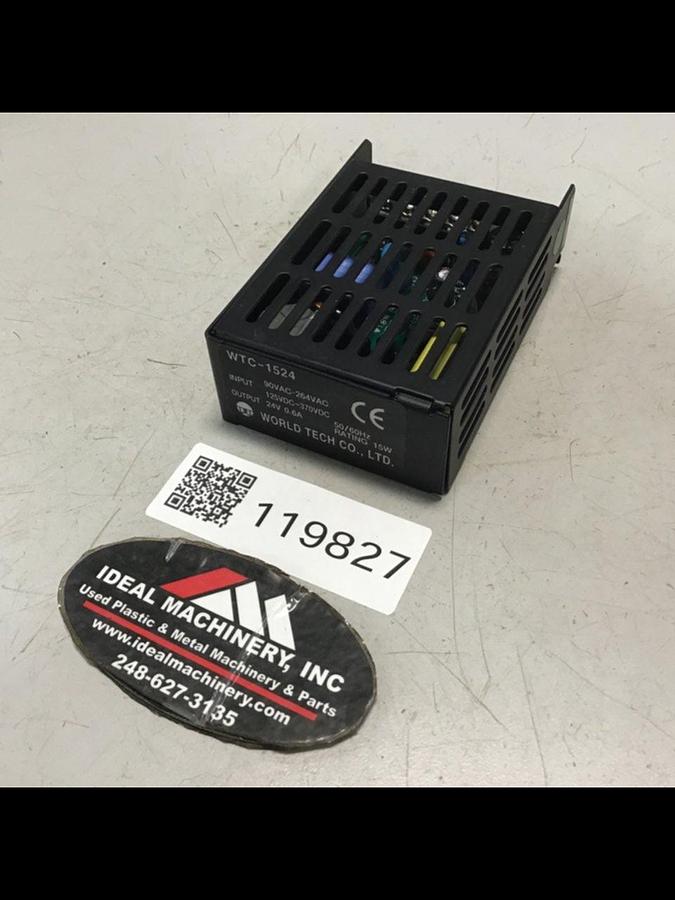 Used WORLD TECH Power Supply WTC-1524 USED