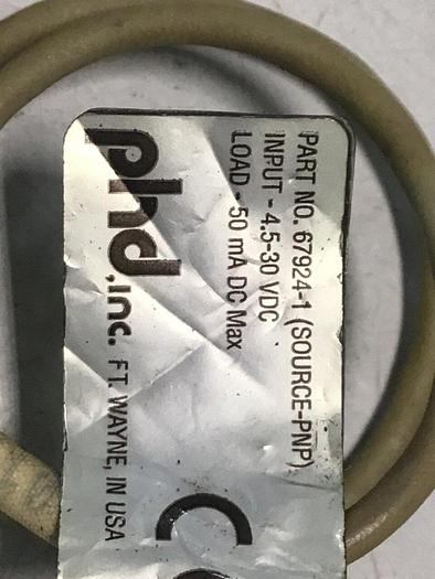 Used PHD INC Proximity Switch 67924-1 #127523