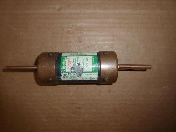 Used LITTELFUSE 225 Amp Fuse FLNR-225 #26741