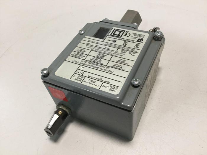 Used SQUARE D Pressure Switch Control GFW-2 #110903