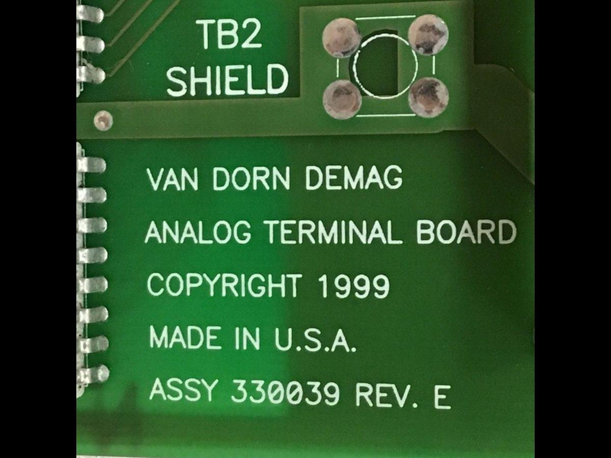 Used VAN DORN Control Rack 9 Slot 345228-B Used