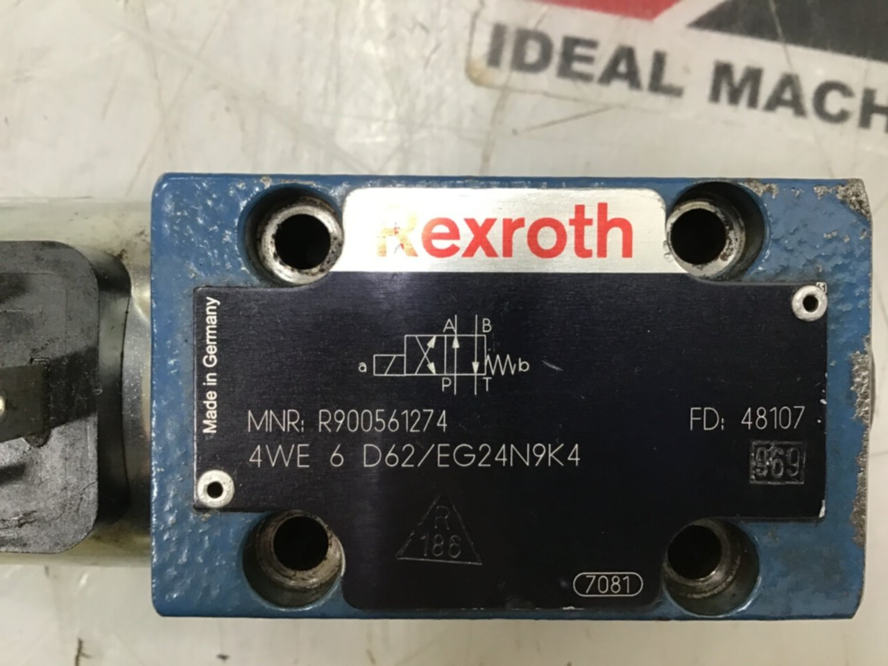 Used REXROTH Valve 4WE6D62/EG24N9K4 Used