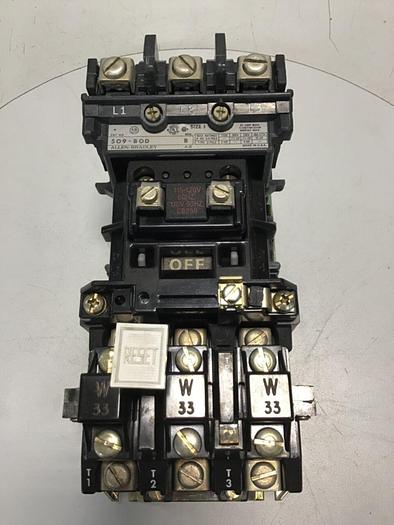 Used ALLEN BRADLEY Starter Size 1 509-BOD SER B W33 USED #145088