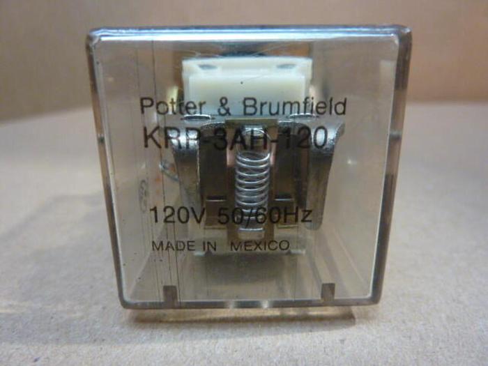 Used POTTER & BRUMFIELD Relay KRP-3AH-120 #33194
