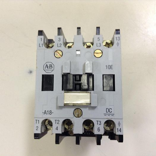 Used ALLEN BRADLEY Contactor 100-A18NZ.3 SER B #87095