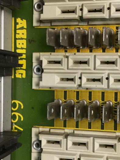 Used ARBURG Card Rack w/ Wiring Harness 720S 3200-675 / CR #101541