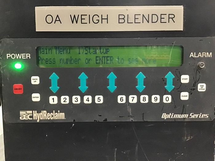 Used AEC Weigh Blender Control OA WB CONT #133829