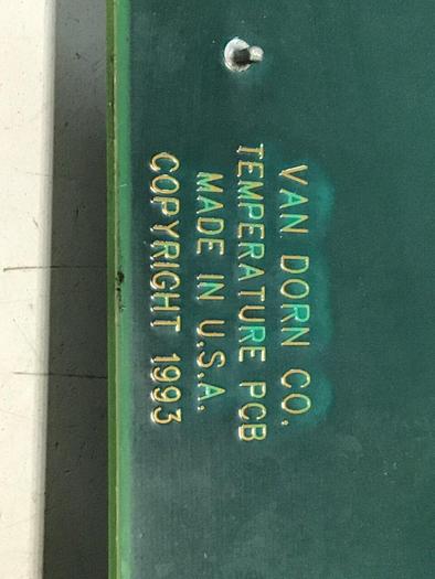 Used VAN DORN Temperature Circuit Board PC330-021 330-021 #136393