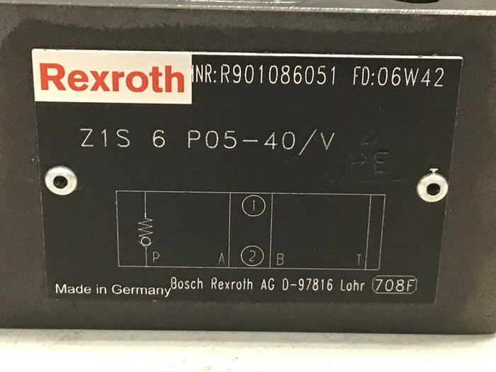 Used REXROTH Check Valve Z1S6P0540V #113836