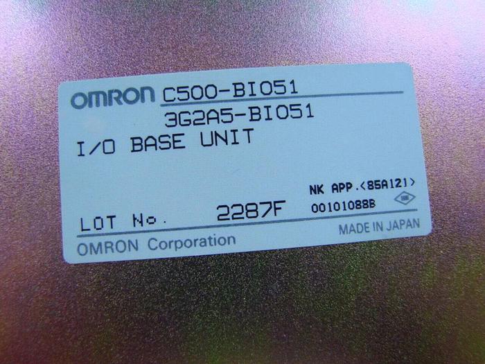 Used OMRON Expansion Rack C500-BI051 #75330