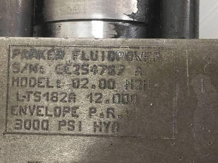 Used PARKER Injection Sled Cylinder 02.00 H2HLTS182A 12.000 USED