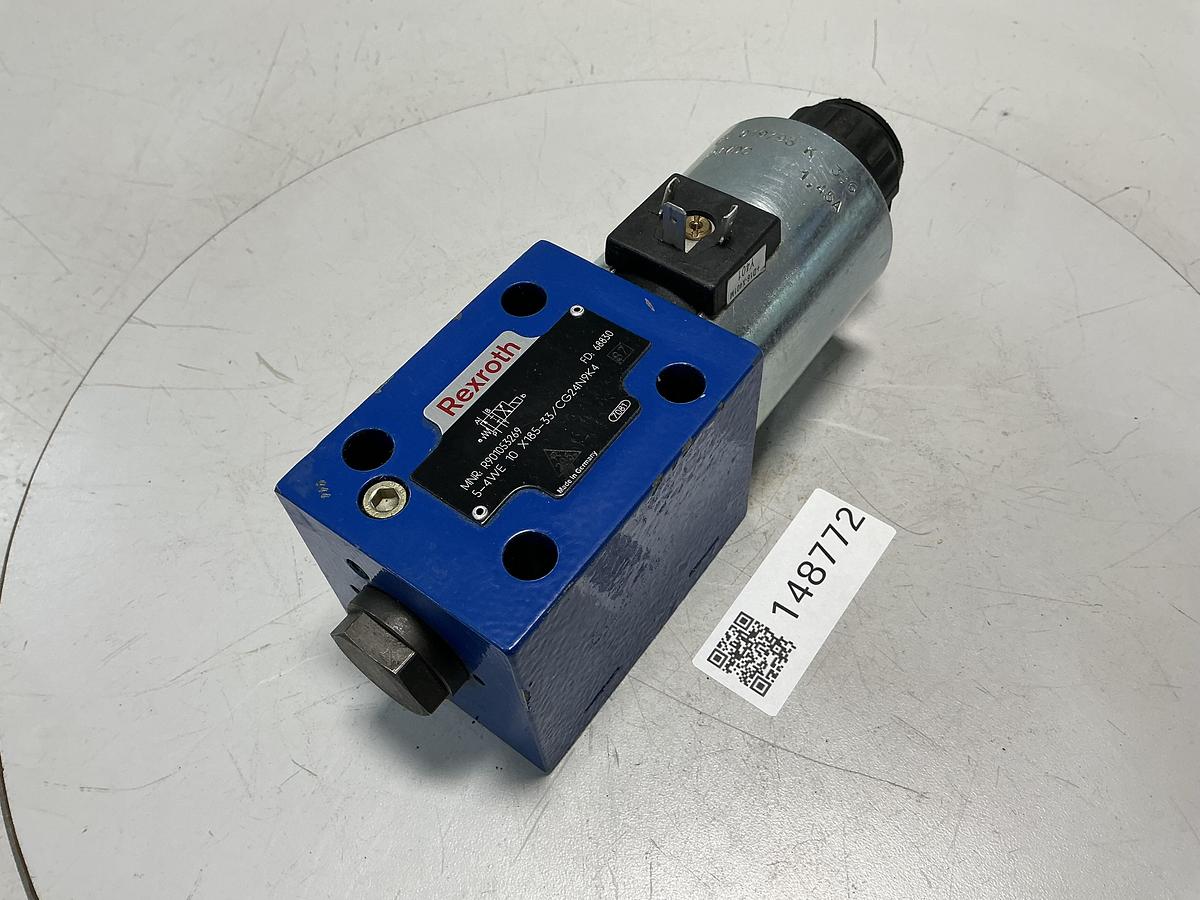 Used REXROTH 5-4WE 10 X185-33/CG24N9K4