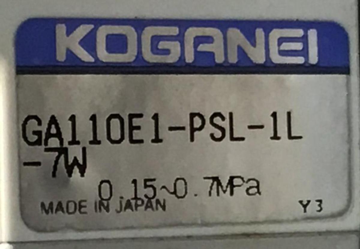 Used KOGANEI Manifold w/ Valves PBM6P-9W USED