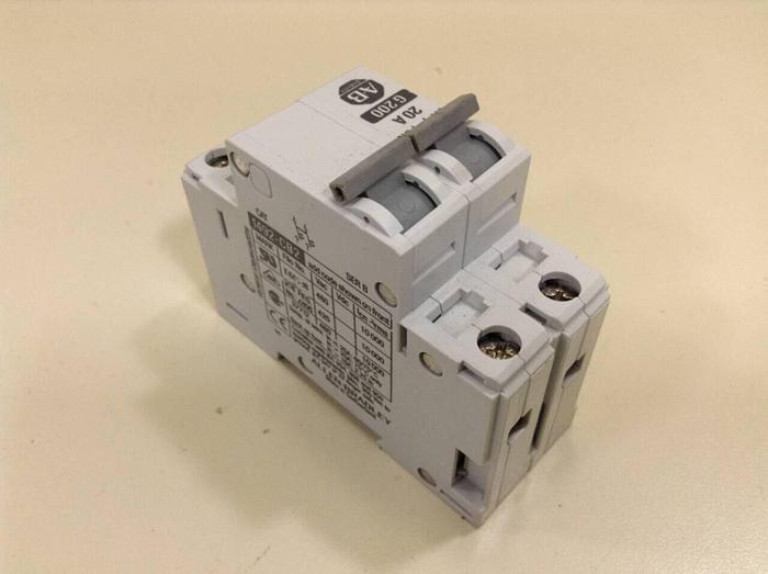 Used ALLEN BRADLEY 20 Amp Circuit Breaker 1492-CB2/G200 SER B #79638