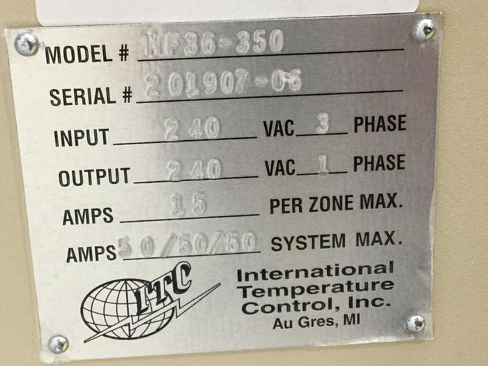 IDEAL MACHINERY 36 Zone Hot Runner IM-MF36-350-BTP New