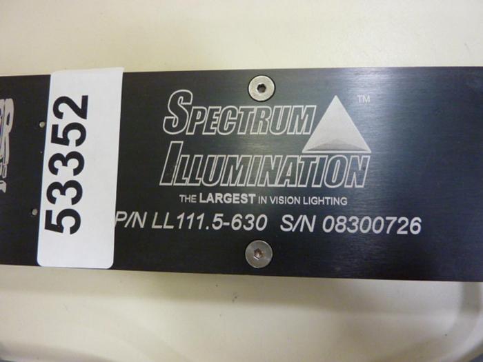 Used SPECTRUM ILLUMINATION Linear Light LL111.5-630 #53352