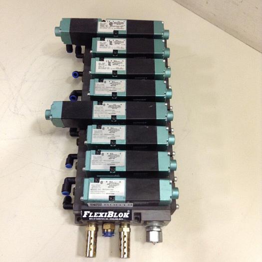 Used NUMATICS Control Block w/ Valves 082SA415M #80018