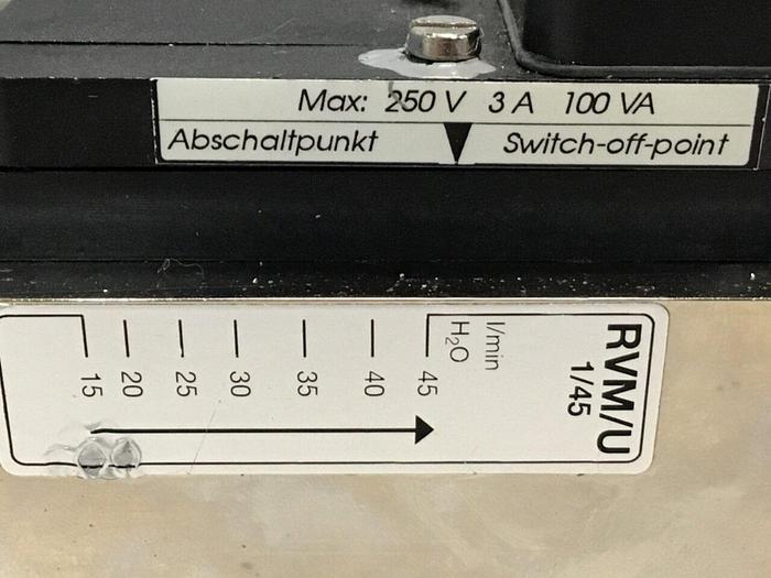 Used SCHLIESSER Meter Valve RVM/U 1/45 #126692