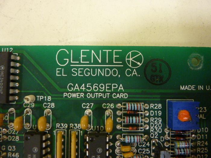 Used GLENTEK Servo Drive Card GA4569EPA #67450