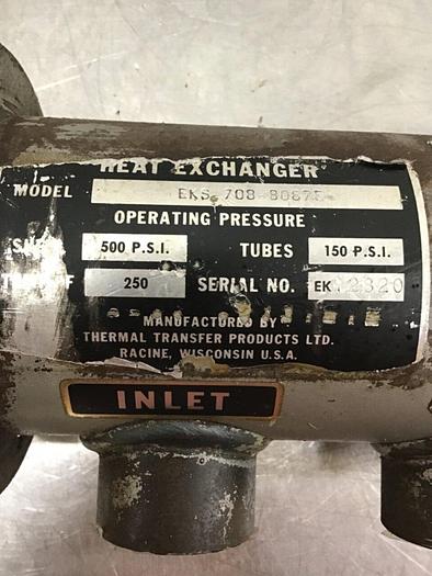 Used THERMAL TRANSFER Heat Exchanger EKS-708-80875 #137028