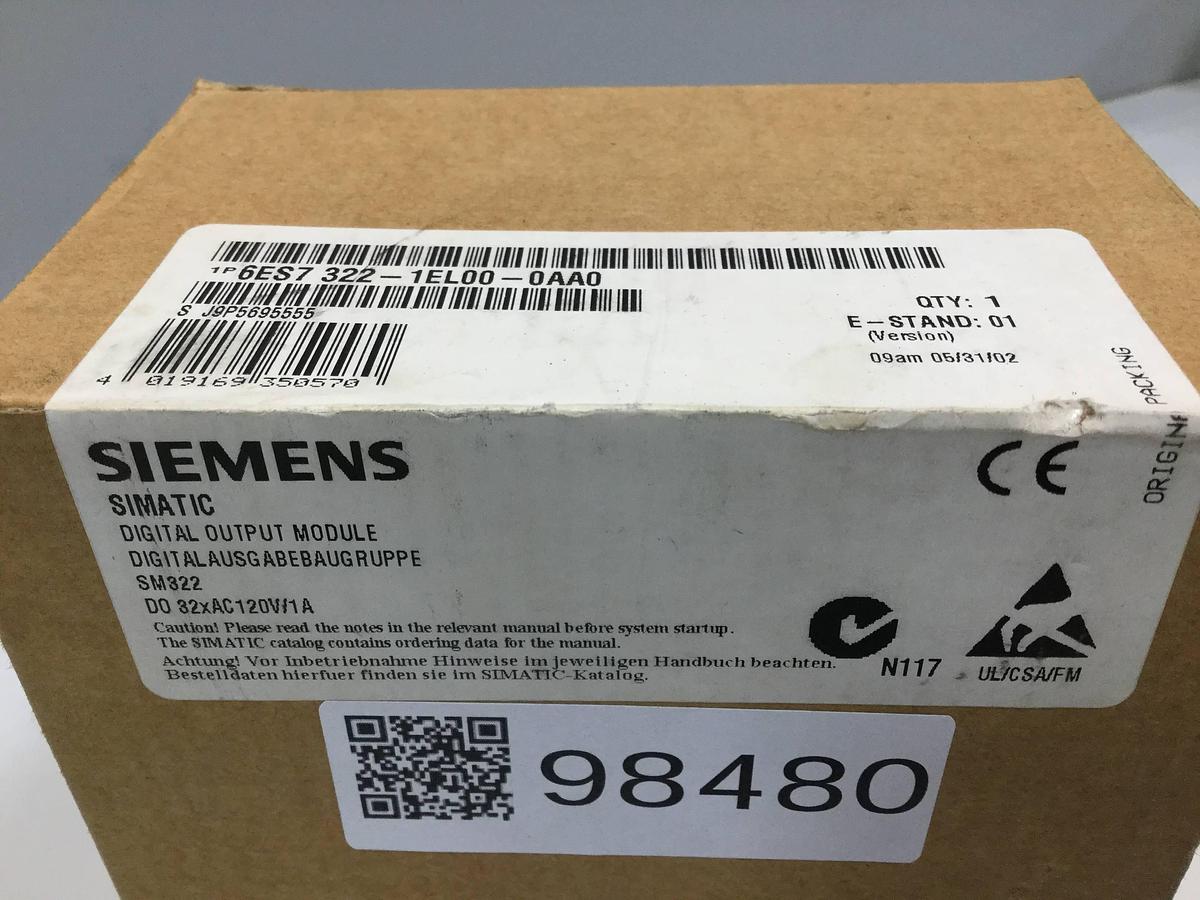 SIEMENS Digital Output Module 6ES7 322-1EL00-0AA0 #98480
