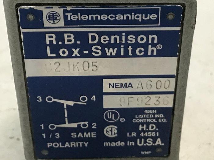 Used TELEMECANIQUE Lox-Switch C2JK05 #121810