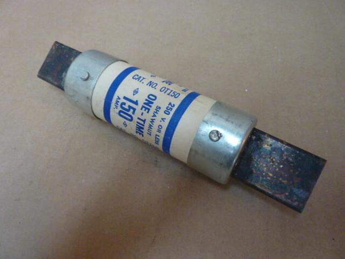 Used SHAWMUT 150 Amp Fuse OT150 #31399