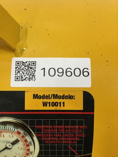 Used PERFORMANCE TOOL Portable Air Tank W10011 #109606