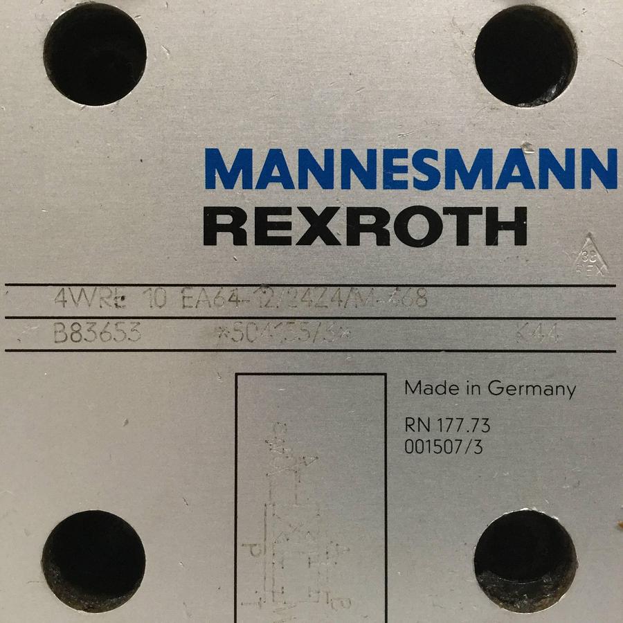 Used MANNESMANN REXROTH Proportional Flow Control Valve 4WRE10EA641224Z4M468 Used